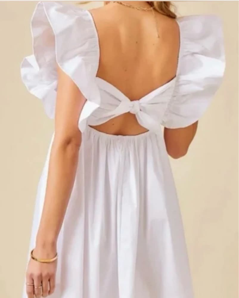 Mini White Dress - Image 3