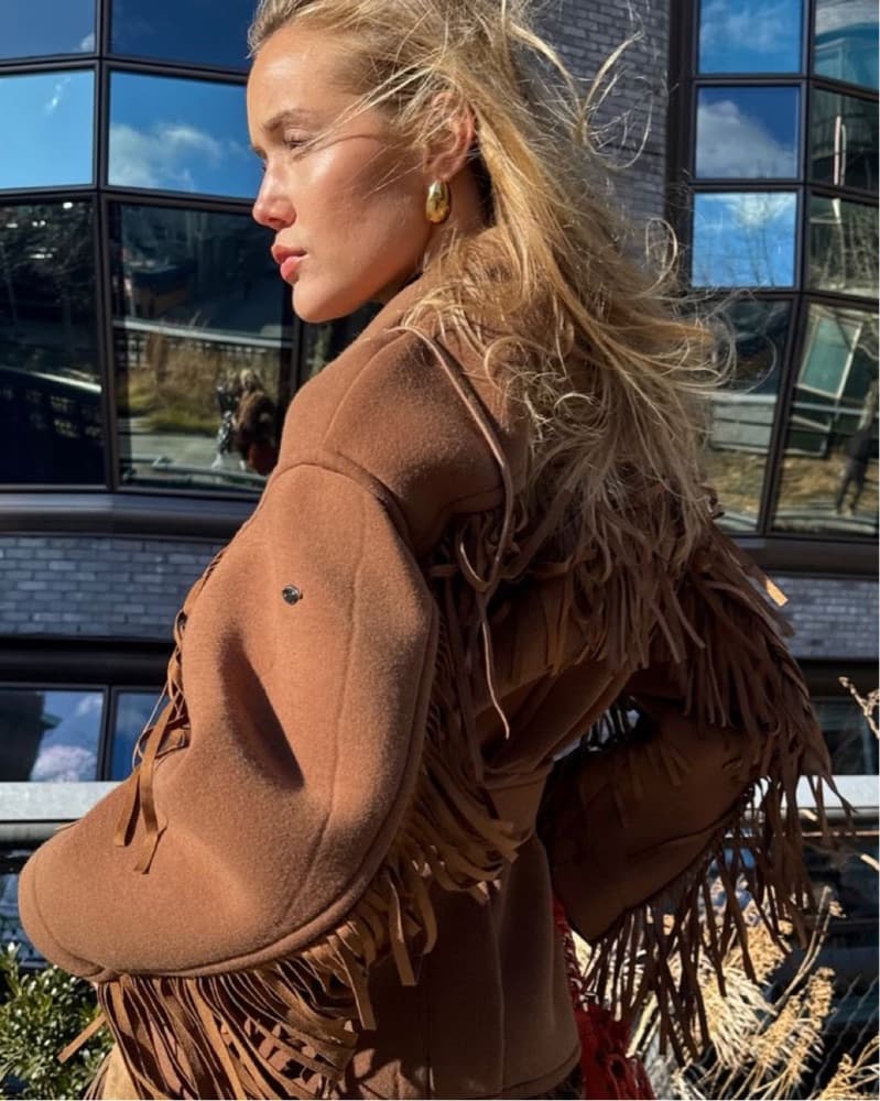Fringe Western Wrap Jacket - Image 3