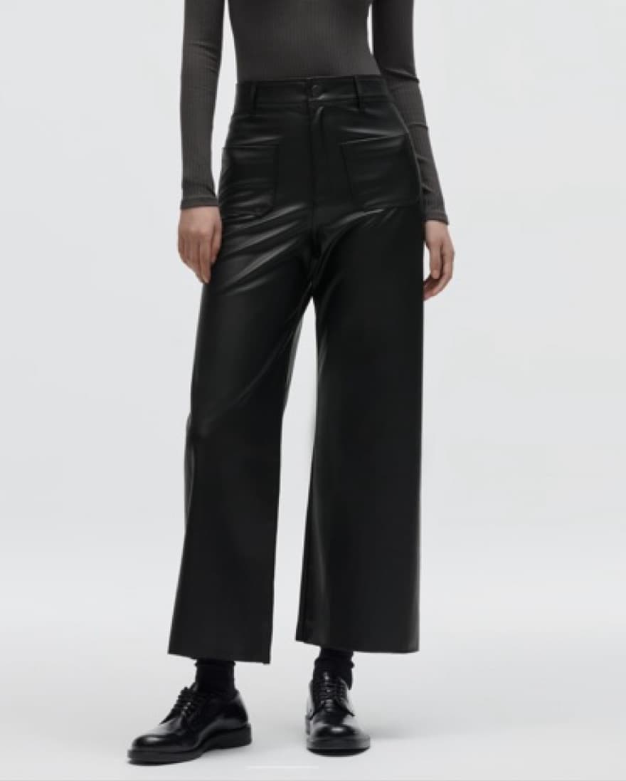Zara: Marine Pant - Faux Leather Pants - Image 1