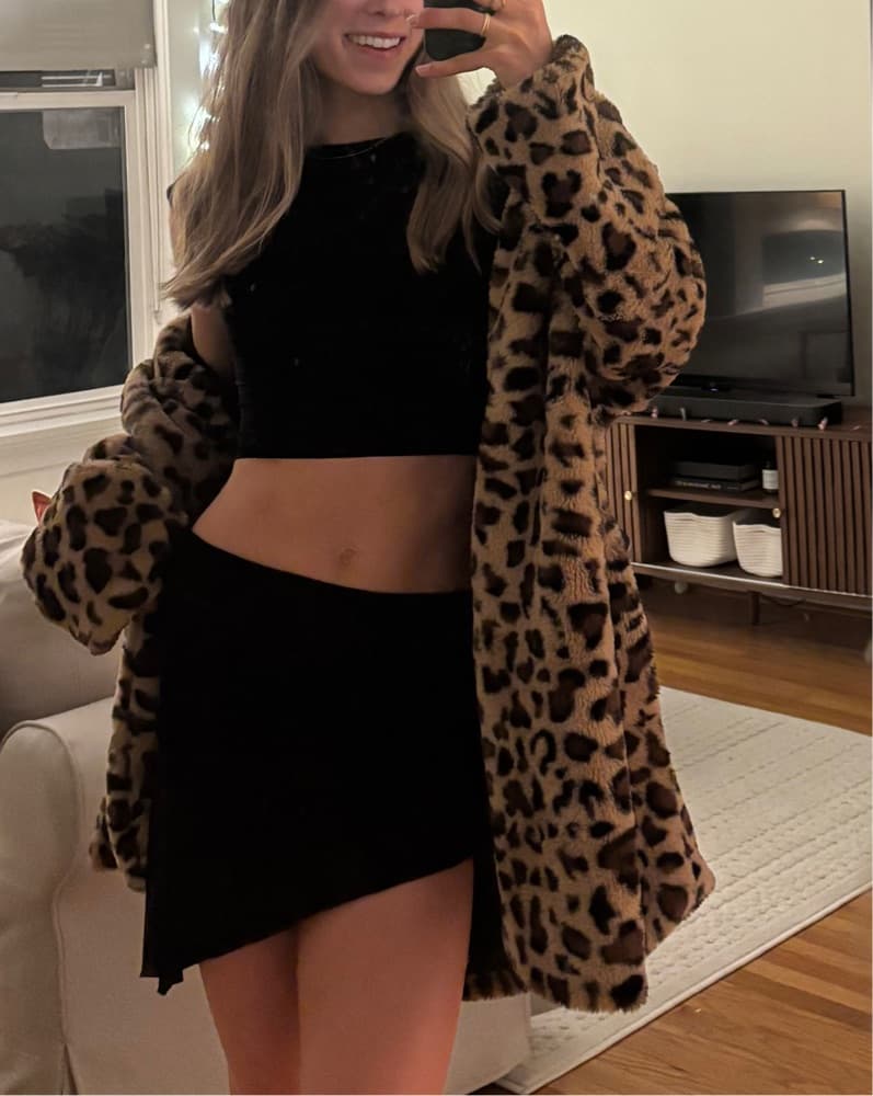 Cheetah Print Coat - Image 2