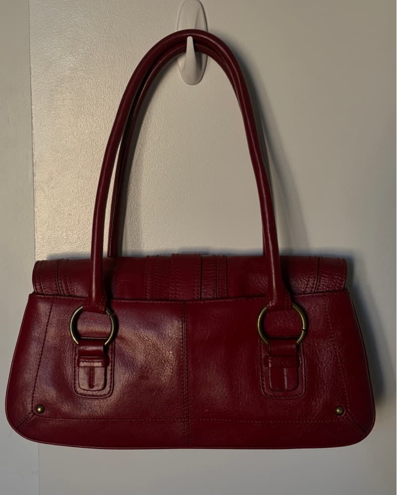 Red Nordstrom Leatjer Purse  - Image 3