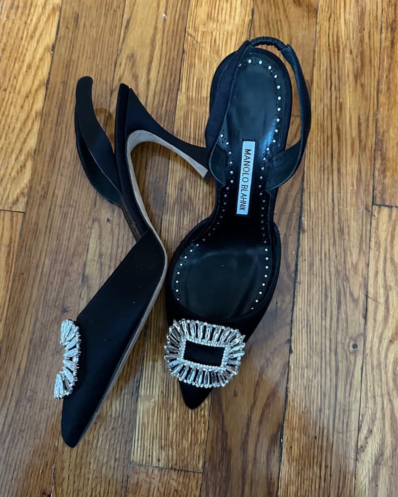 Manolo Jewel Sling Back - Image 3