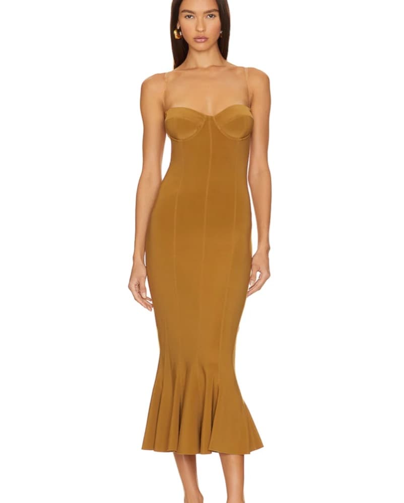 Norma Kamali Strapless Dress - Image 1