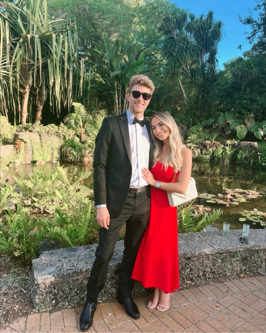 Strapless High Low Dress In Perfect Red - Image 3
