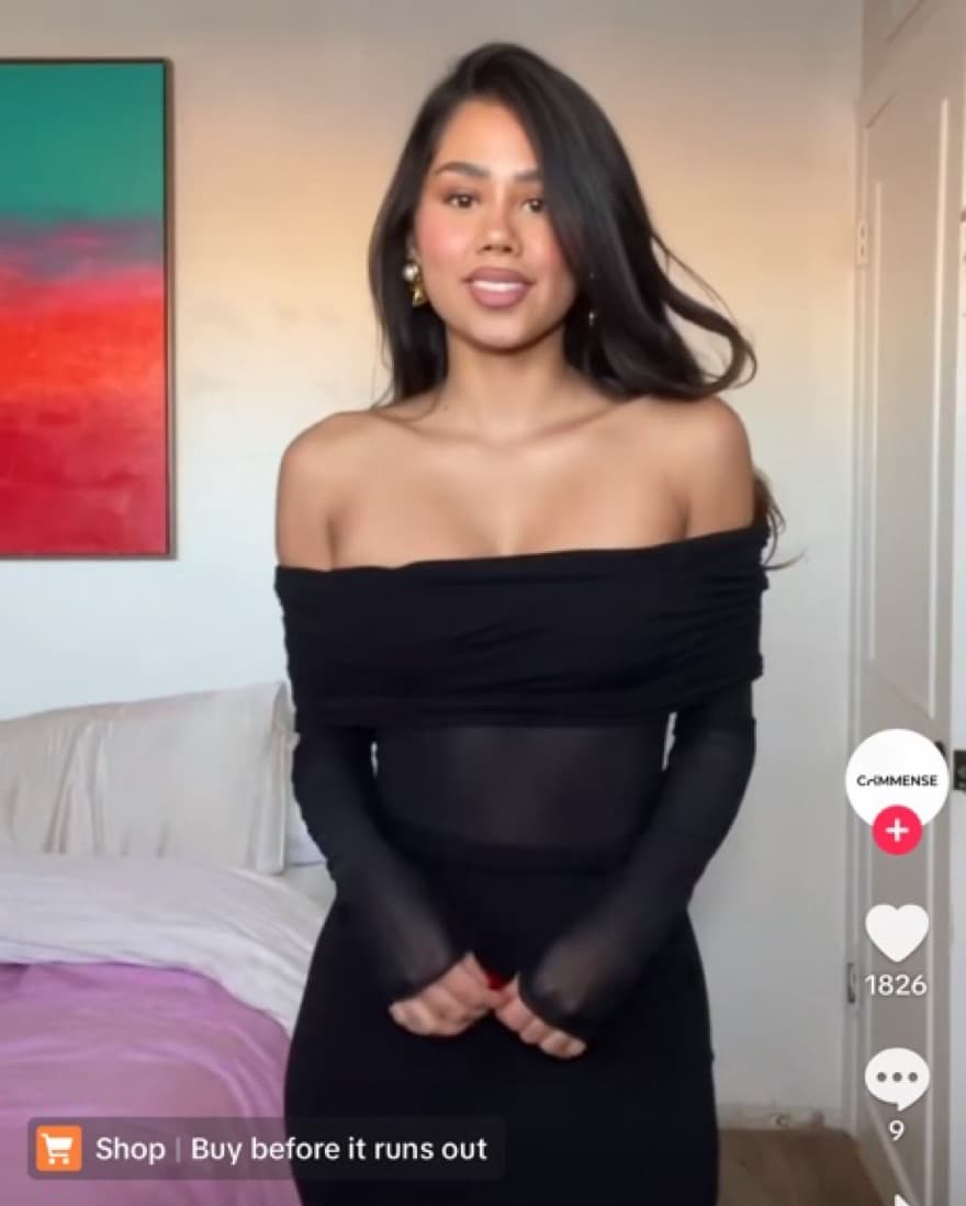Commense Black Dress  - Image 2