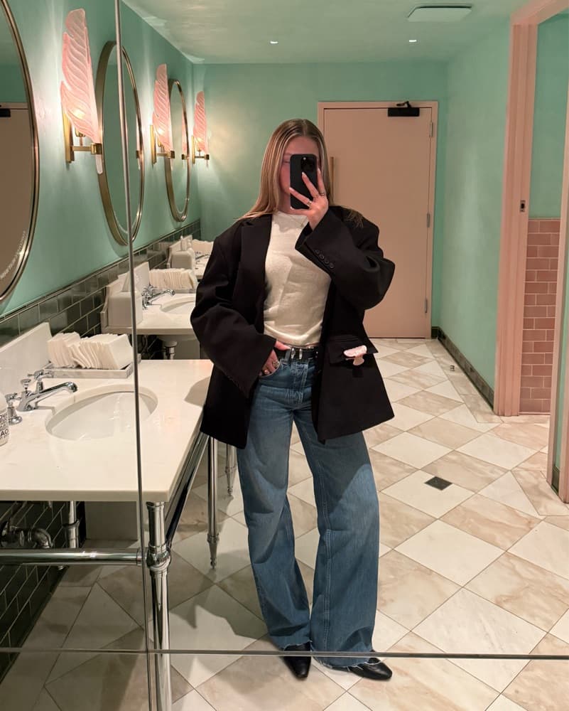FRANKIE OVERSIZED BOYFRIEND BLAZER - Image 3