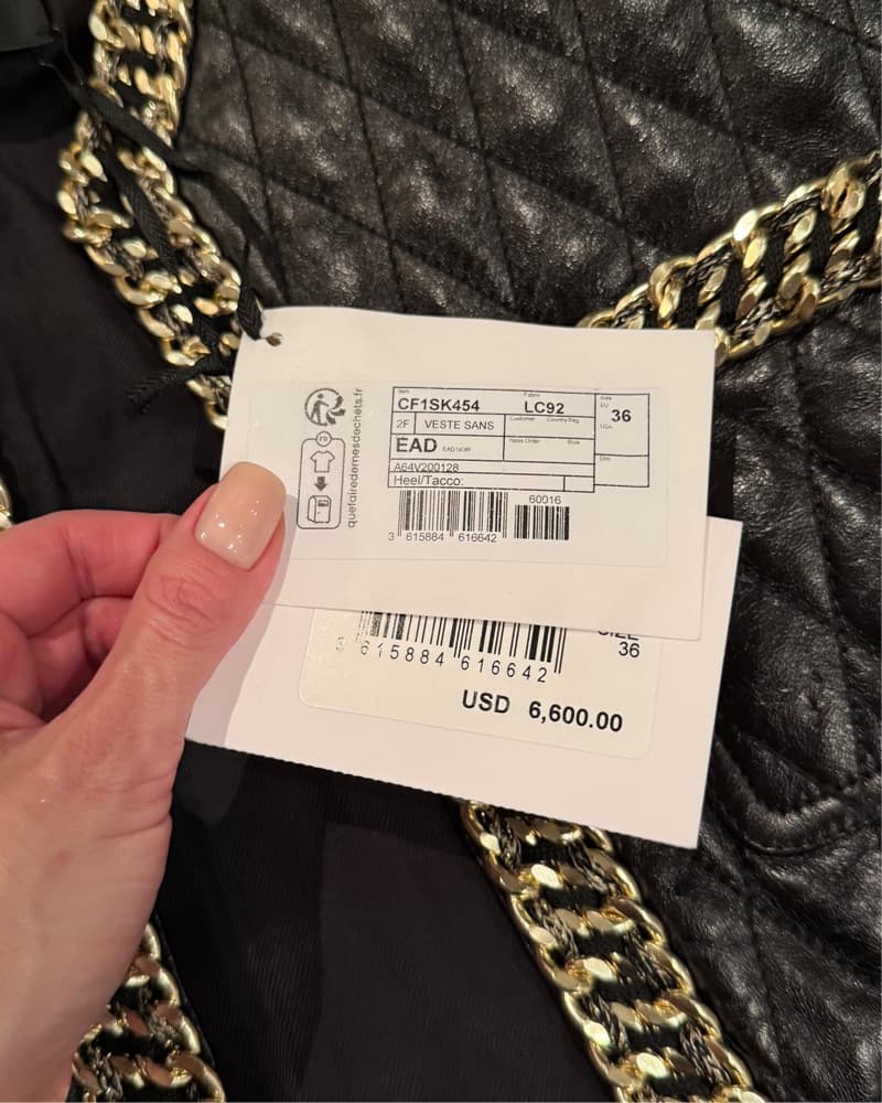 Luxurious Balmain Quilted Leather Jacket - Image 4