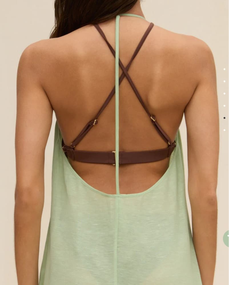 Cult Gaia Green Semi Sheer Coverup  - Image 5