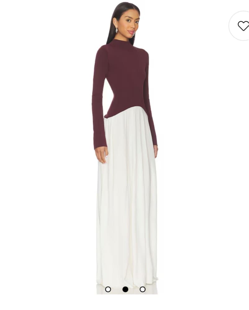 Solid & Striped Soglio Dress In Raisin - Image 1
