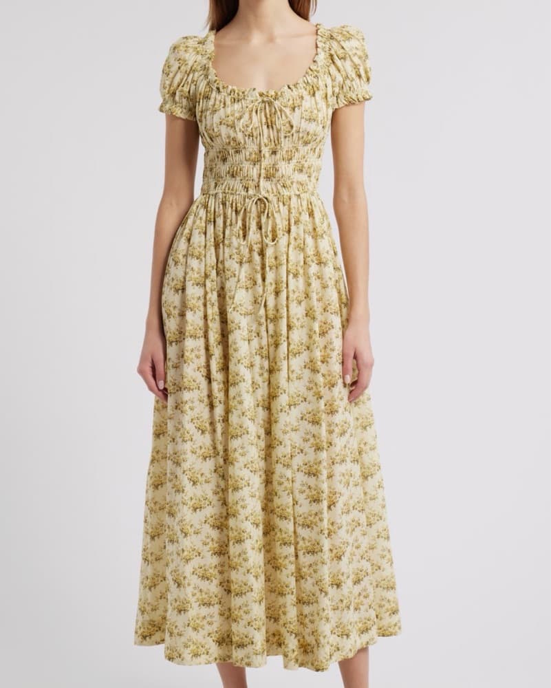 DÔEN Ashlynn Floral Organic Cotton Voile - Image 1