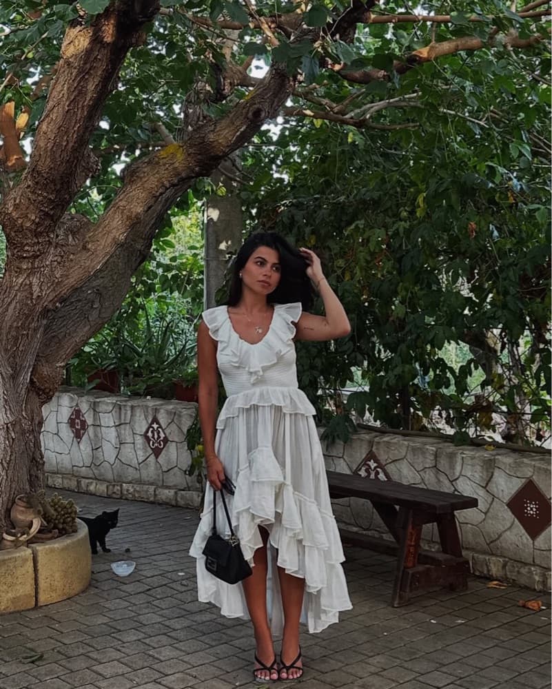White Free People Dress - Image 1