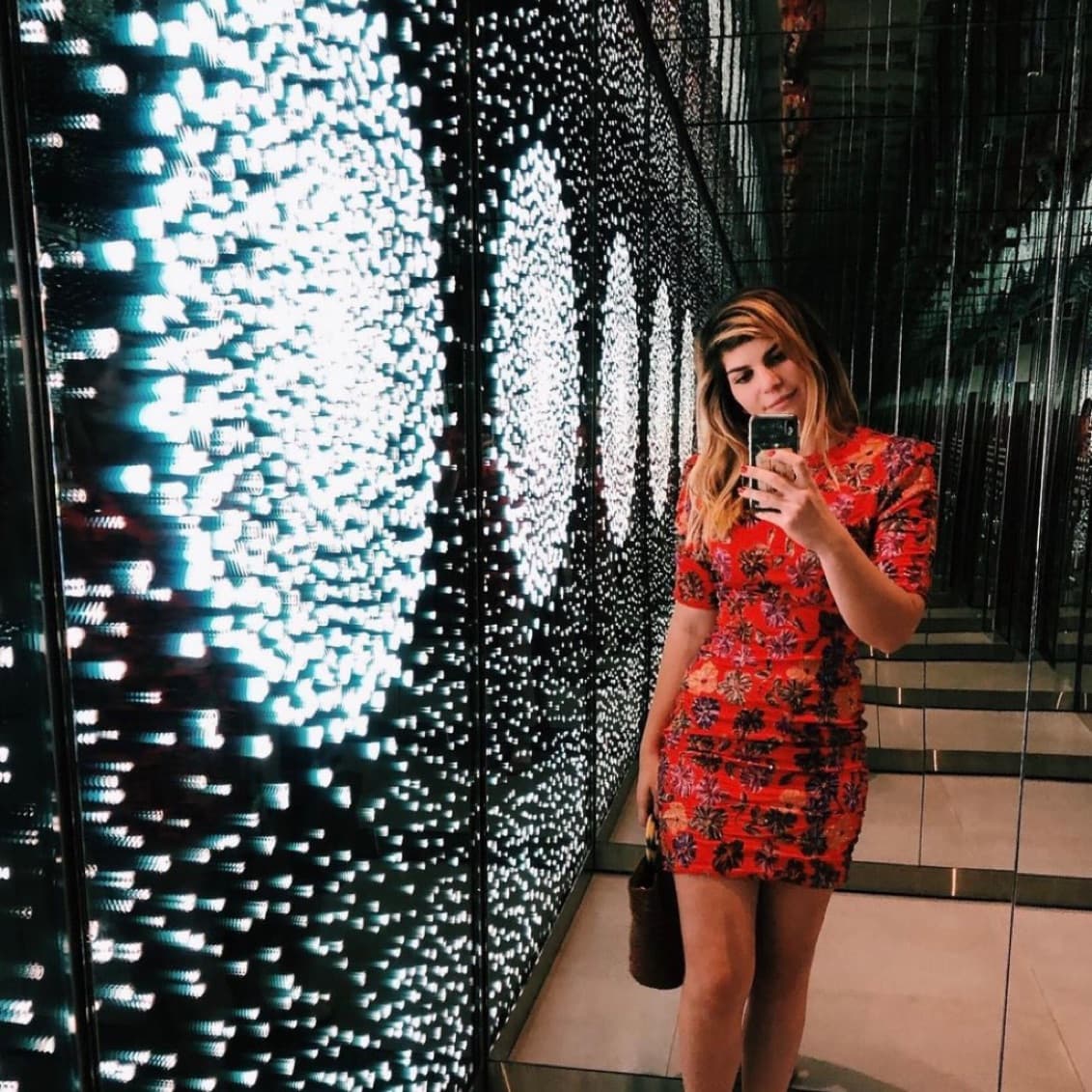 Maje French Floral Sequin Mini Dress  - Image 3