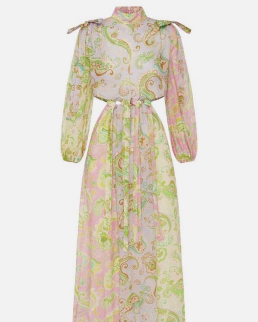 Alemais Floral Wedding Guest Dress - Image 3