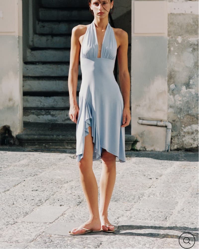 Ethereal Halter Midi Dress - Image 1
