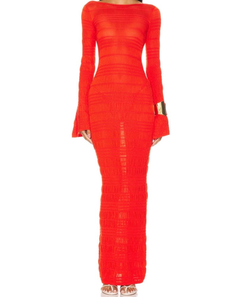 Lovers & Friends Maxi Dress In Red - Image 3