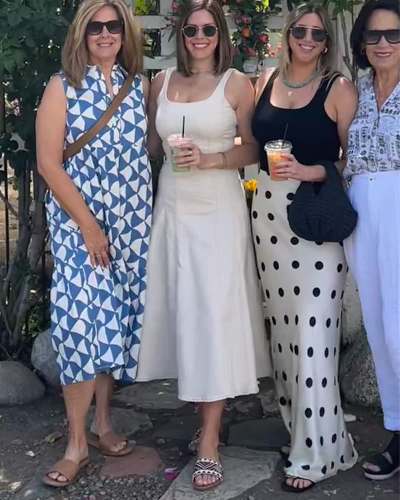 Reformation Polka Dot Maxi Skirt - Image 2