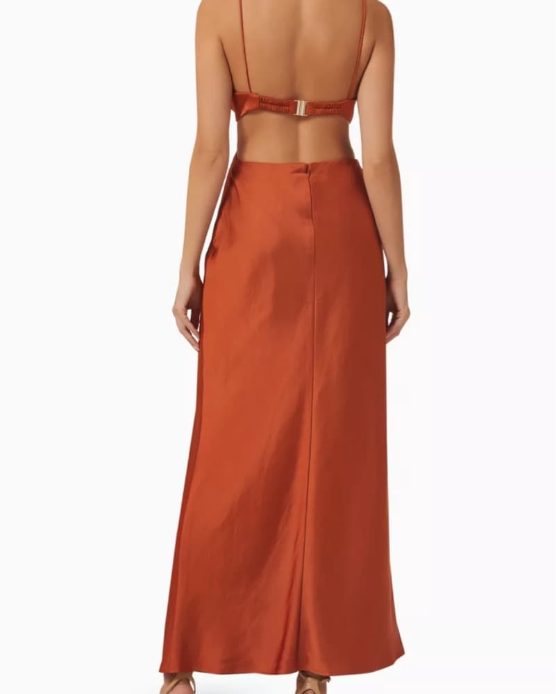 Significant Other Orange Dress - Image 3