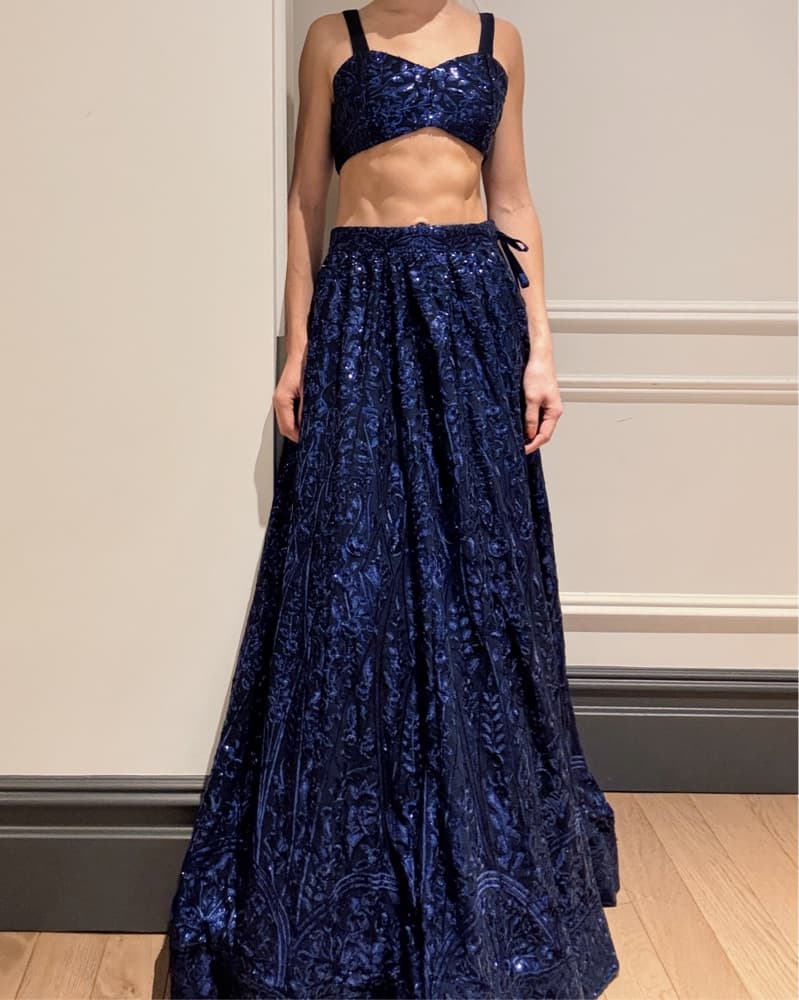 Blue Lehanga - Image 1