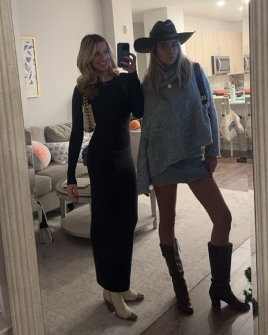 SKIMS Crew Neck Long Sleeve Dress - Image 2