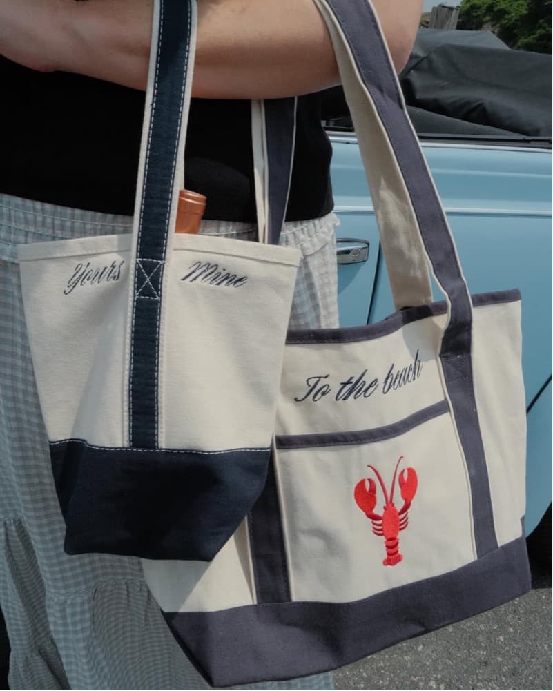 Abbode Embroidered Wine Tote - Image 1