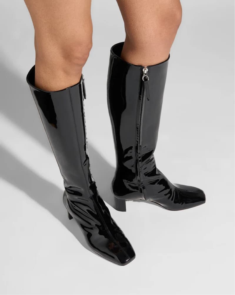 Aeyde Marty Patent Leather Boots - Image 6