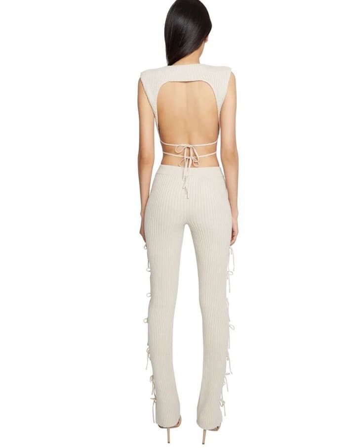 Danielle Guizio Rib Knit Set - Image 1