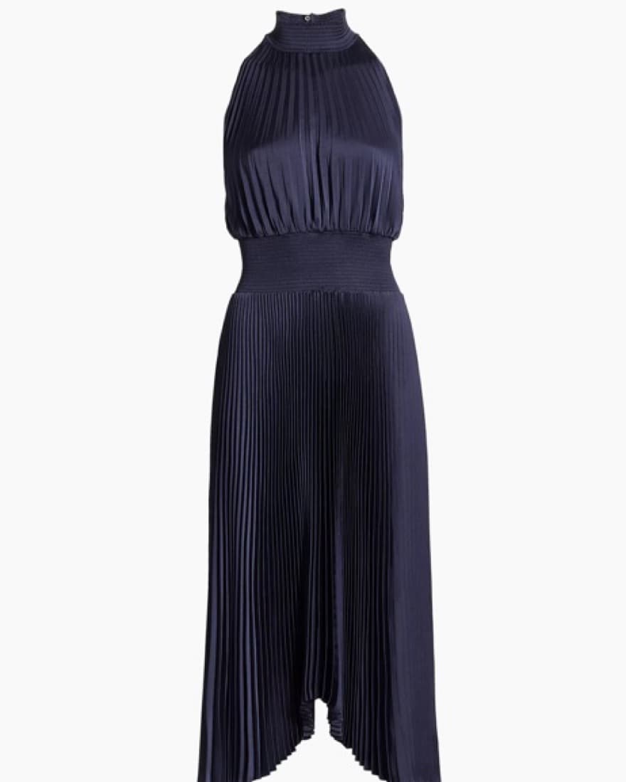A.L.C. Renzo Pleated Blouson Dress - Image 3