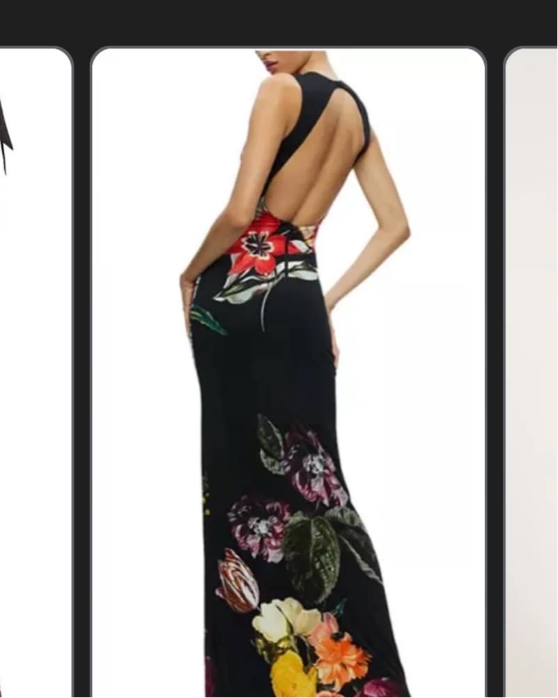 Vibrant Floral Print Maxi Dress - Image 1
