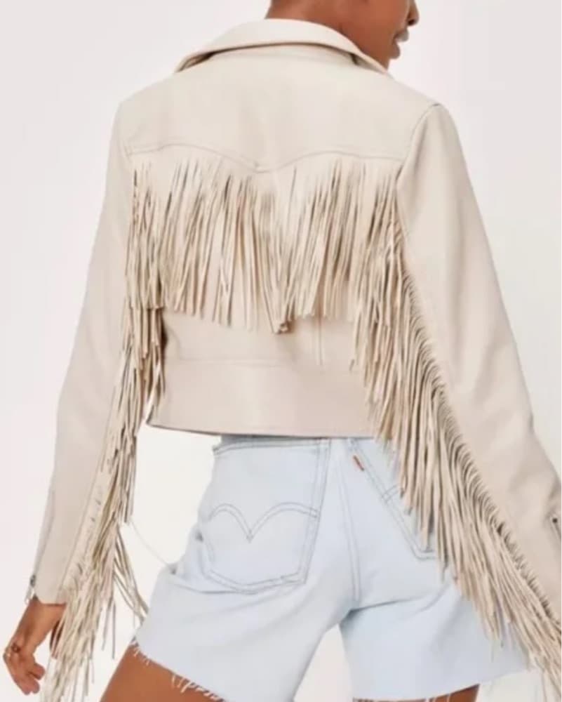 Mango Fringe Coat - Image 1