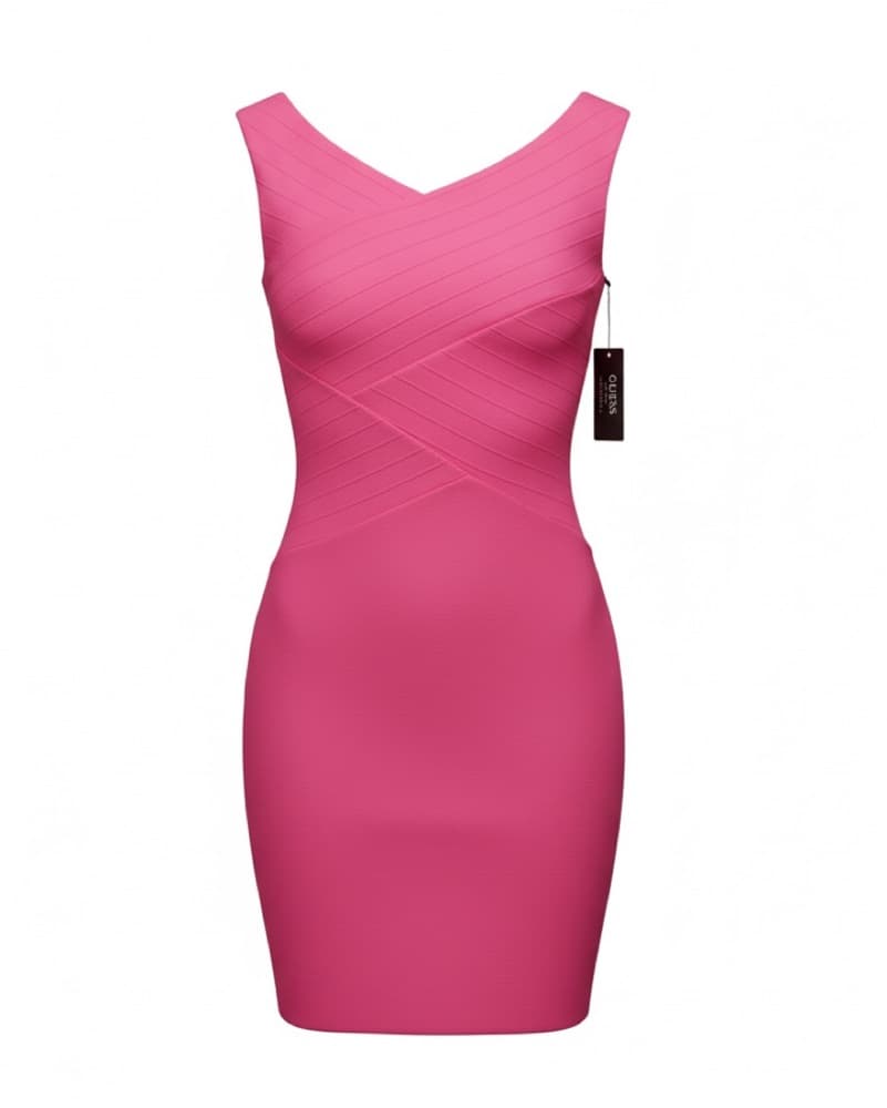 Guess Hot Pink Mini Dress - Image 1
