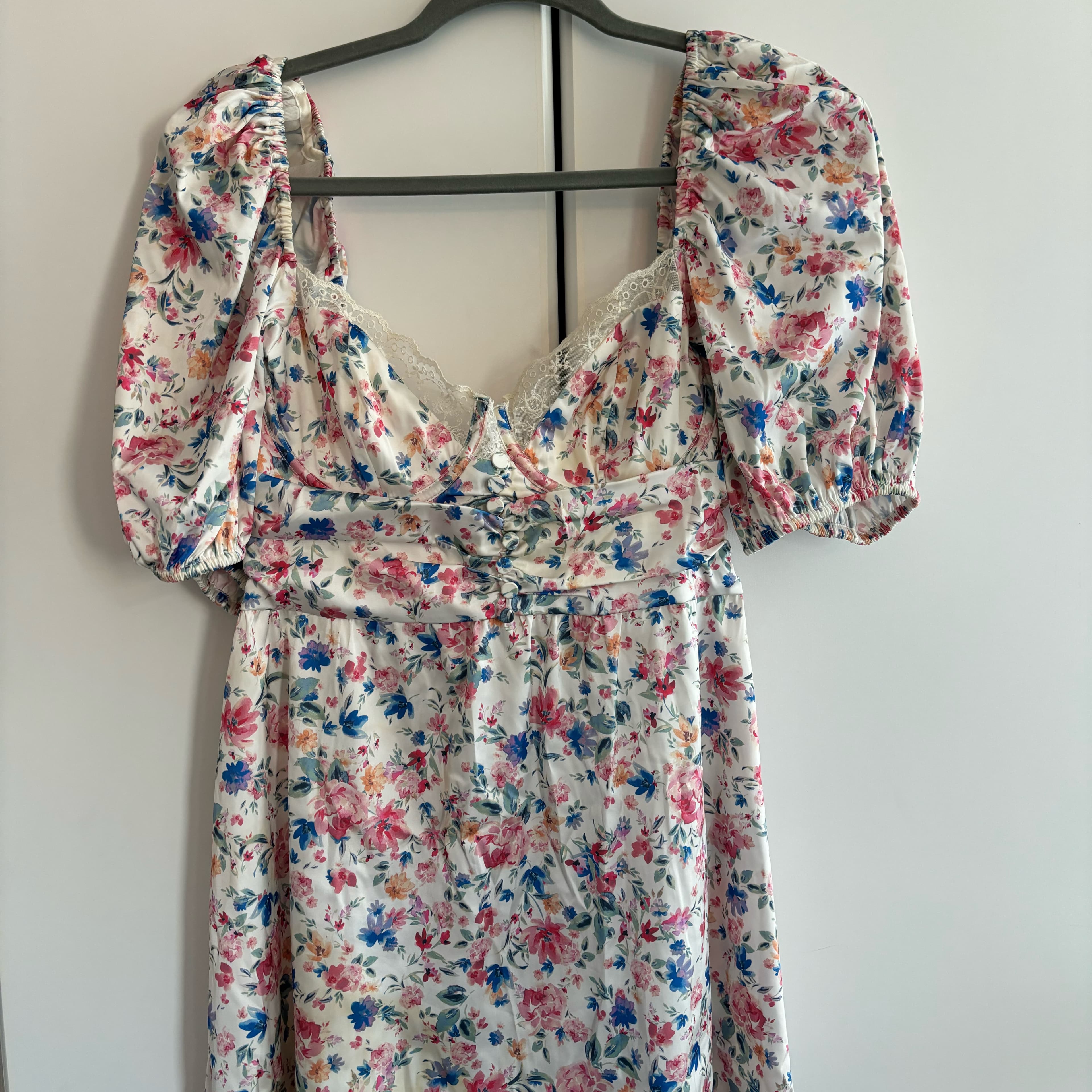 For Love And Lemons Silk Mini Dress - Image 3