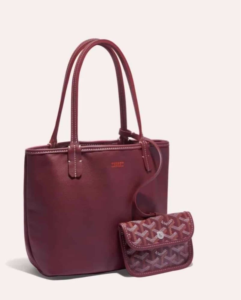 goyard anjou mini — burgundy - Image 2