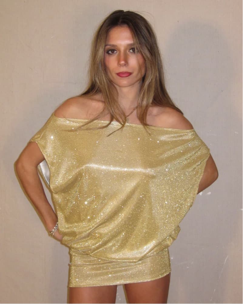 Lucy's Lies the GOLD LIGHT dress - Image 3