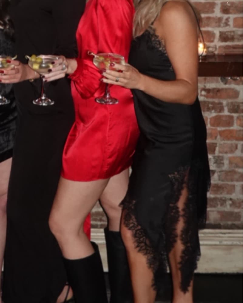 Black Asymmetrical Dress  - Image 3