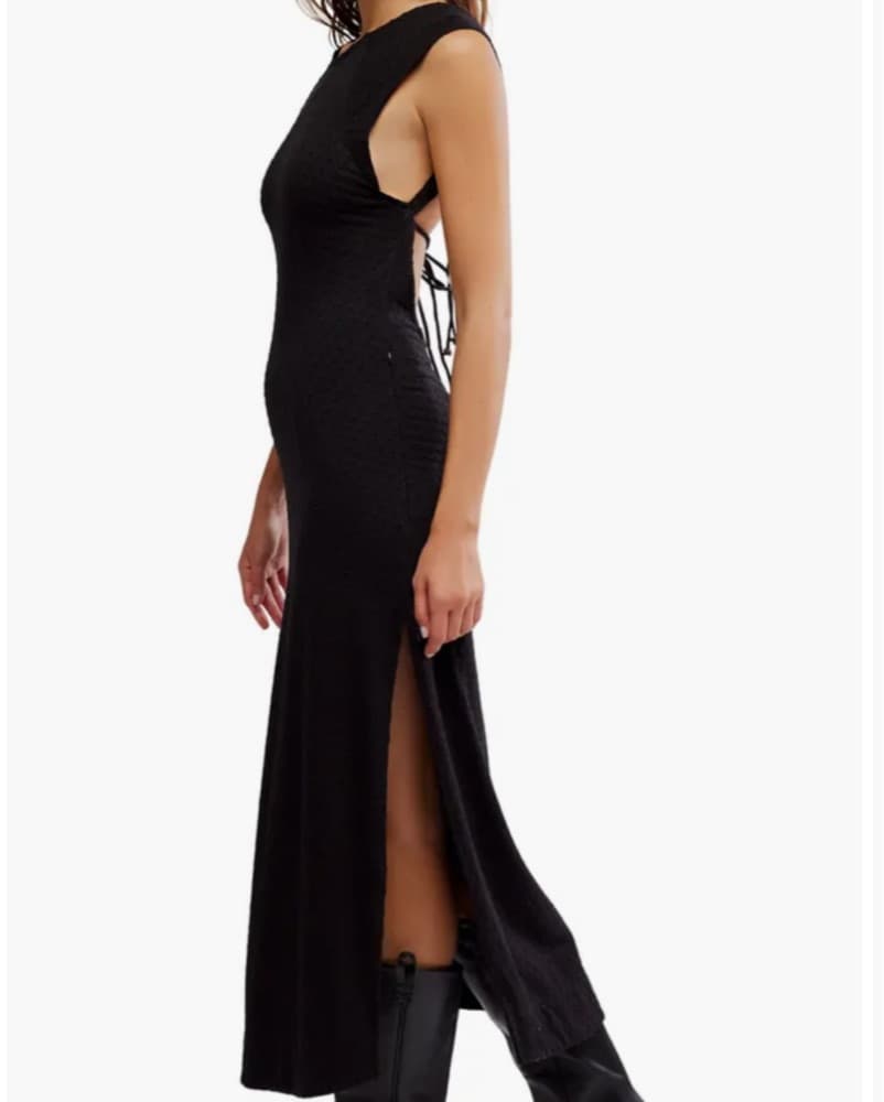 Free People Eyelet Midi Dress - Image 1