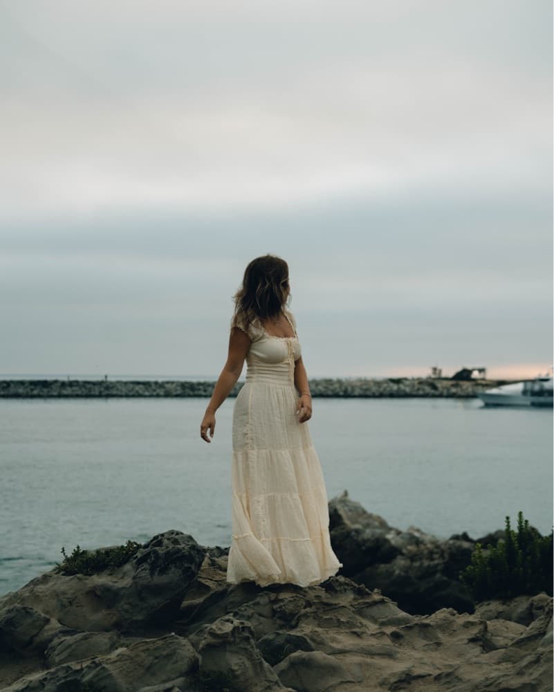Spring yellow Beach Dress - Image 2