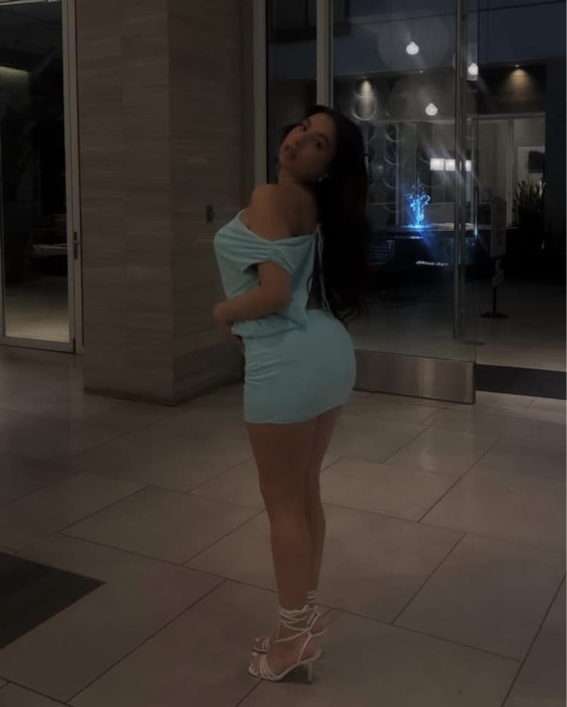 Baby Blue Mini Dress  - Image 1
