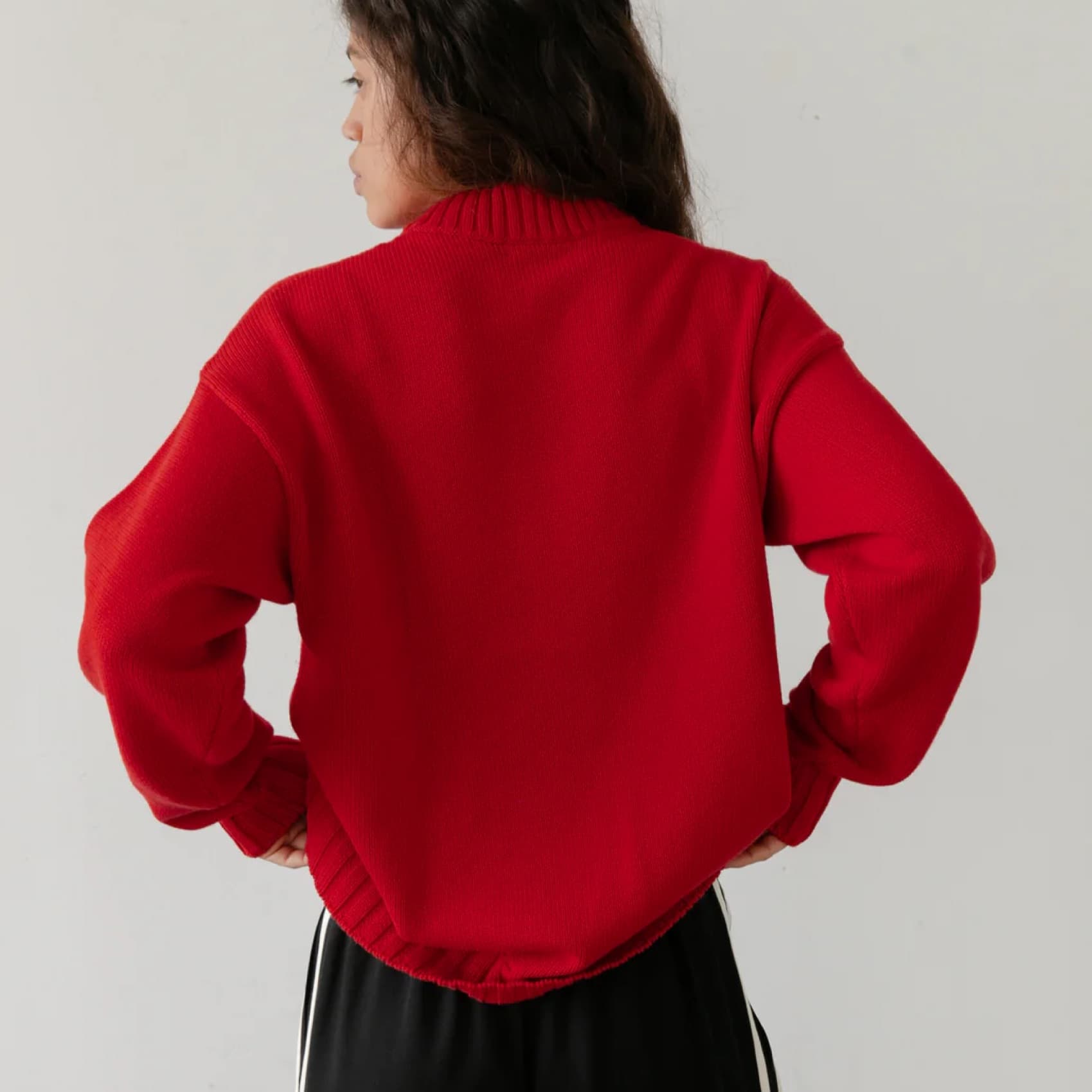 Donni Cotton Cashmere Crewneck Sweater - Image 4