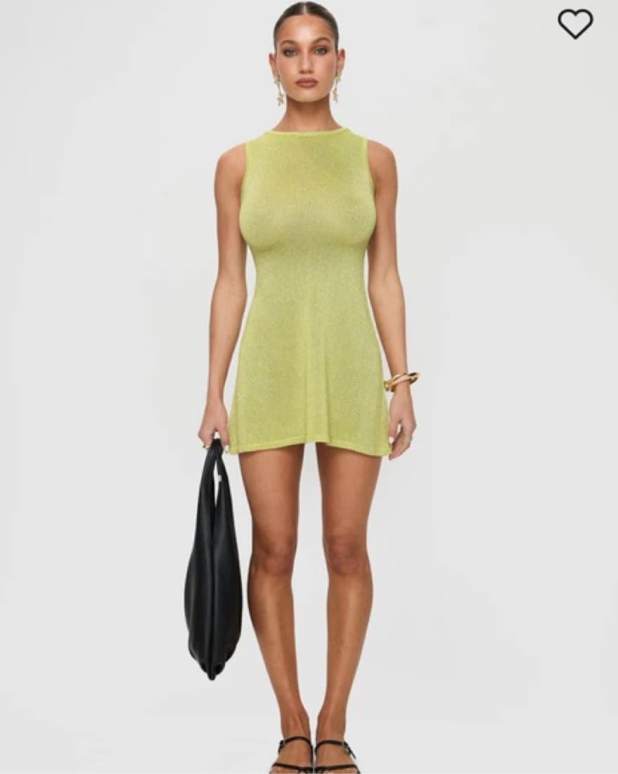 Princess Polly Oceana Mini Dress Green - Image 1