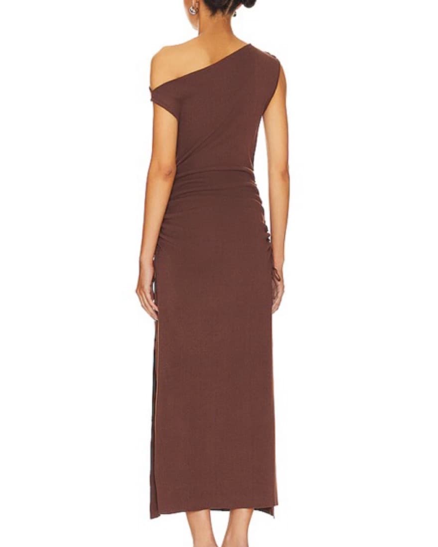 Lioness Original Sin Midi Dress in Choco - Image 3
