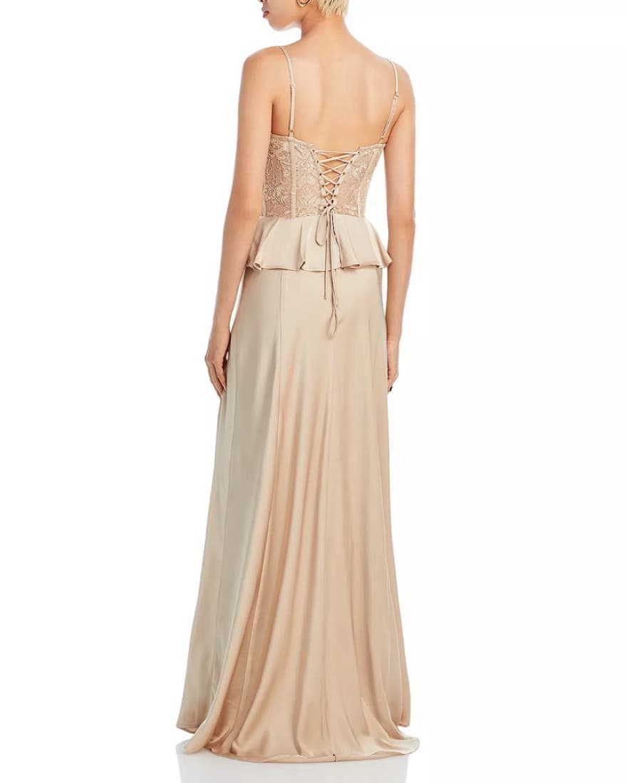 V Chapman Dianthus Dress Gown in Doeskin - Image 3