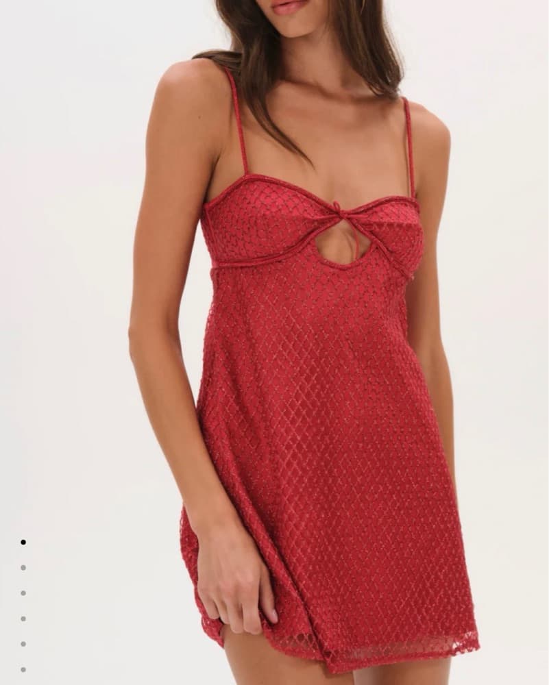 For Love And Lemons Red Mini Dress - Image 1