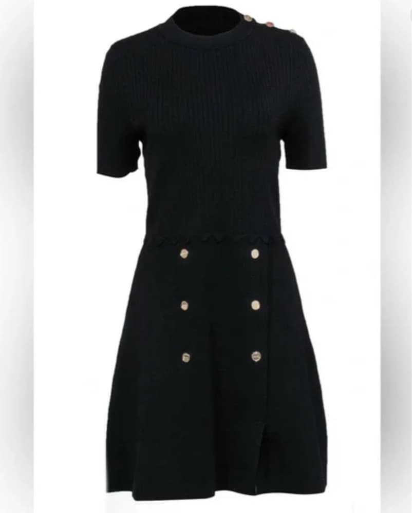 Sandro Black Dress - Image 3