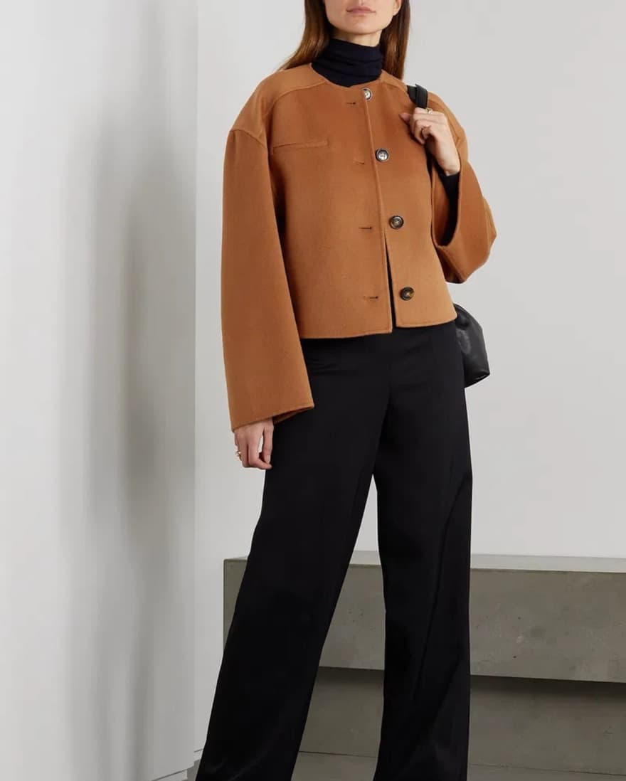 Loulou Studio Aspo Wool And Cashmere-Ble - Image 5