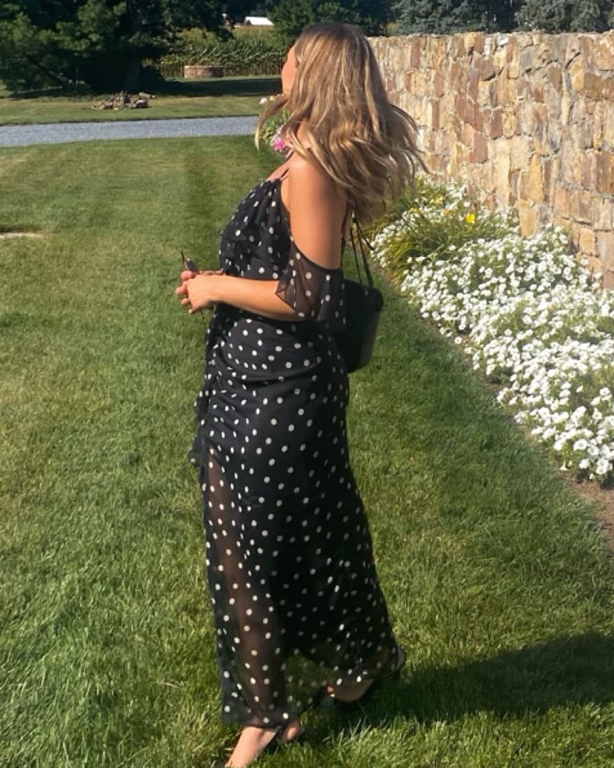 Ruffle Polka Dot Dress - Image 1