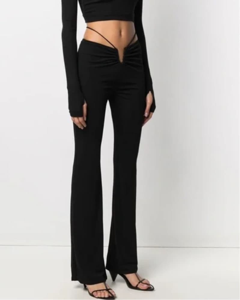 DION LEE Wire Jersey Trousers - Image 5