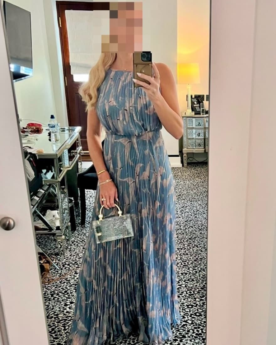 Valentino Blue Gown - Image 1
