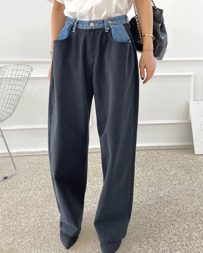 Frankie Shop Hayla Contrast Jean XS/S - Image 1