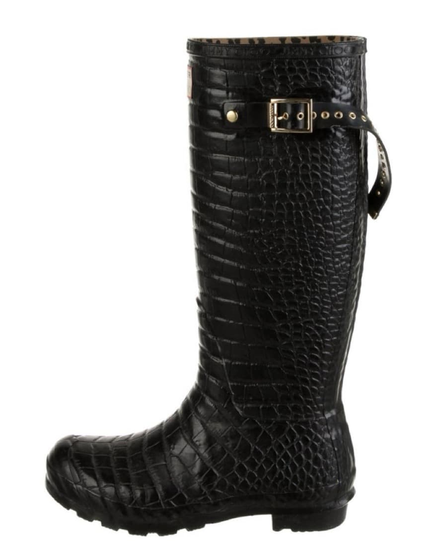 Jimmy Choo X Hunter Crocodile Rain Boots - Image 2