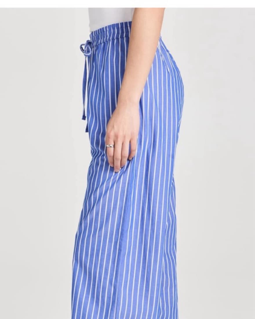 Enza Costa Blue Pants W White Stripes - Image 3
